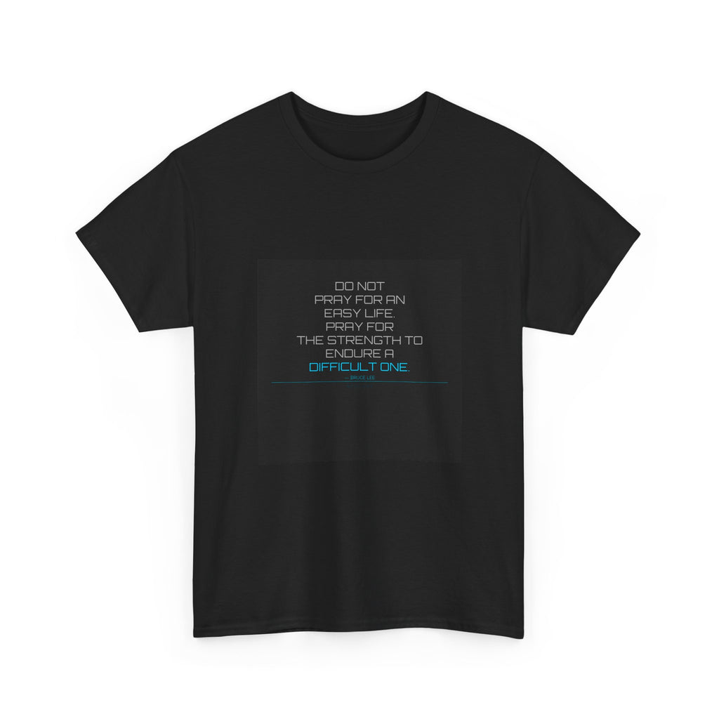 Bruce Lee Hard Life Quote Tee