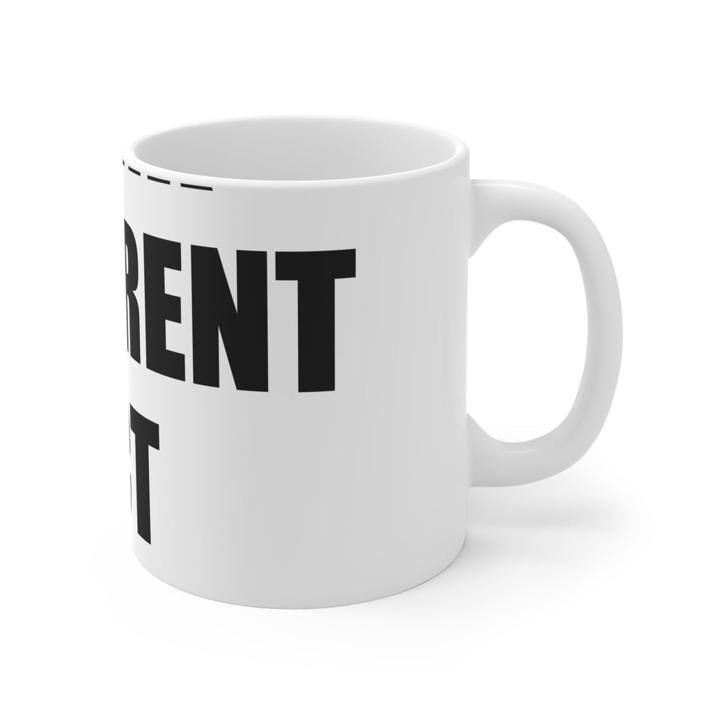 Think Different Act Different Coffee Mug