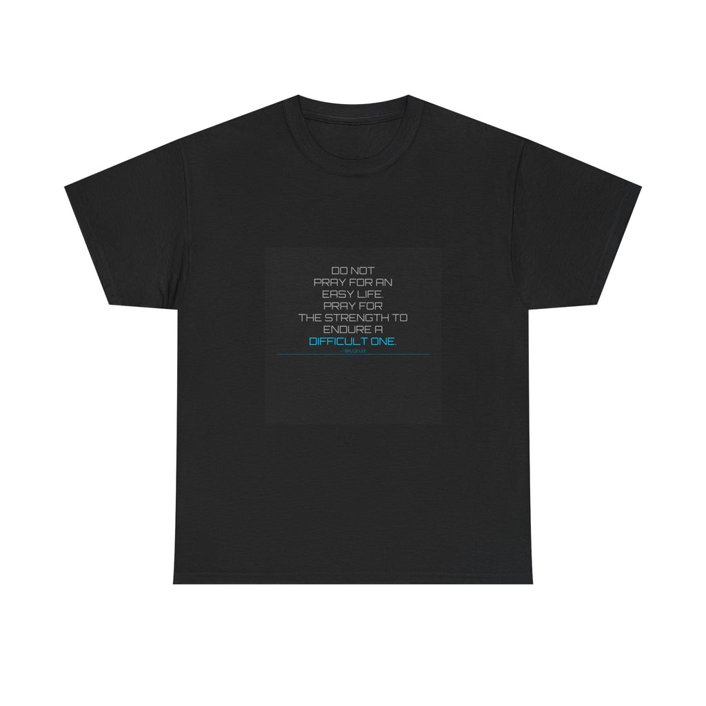 Bruce Lee Hard Life Quote Tee