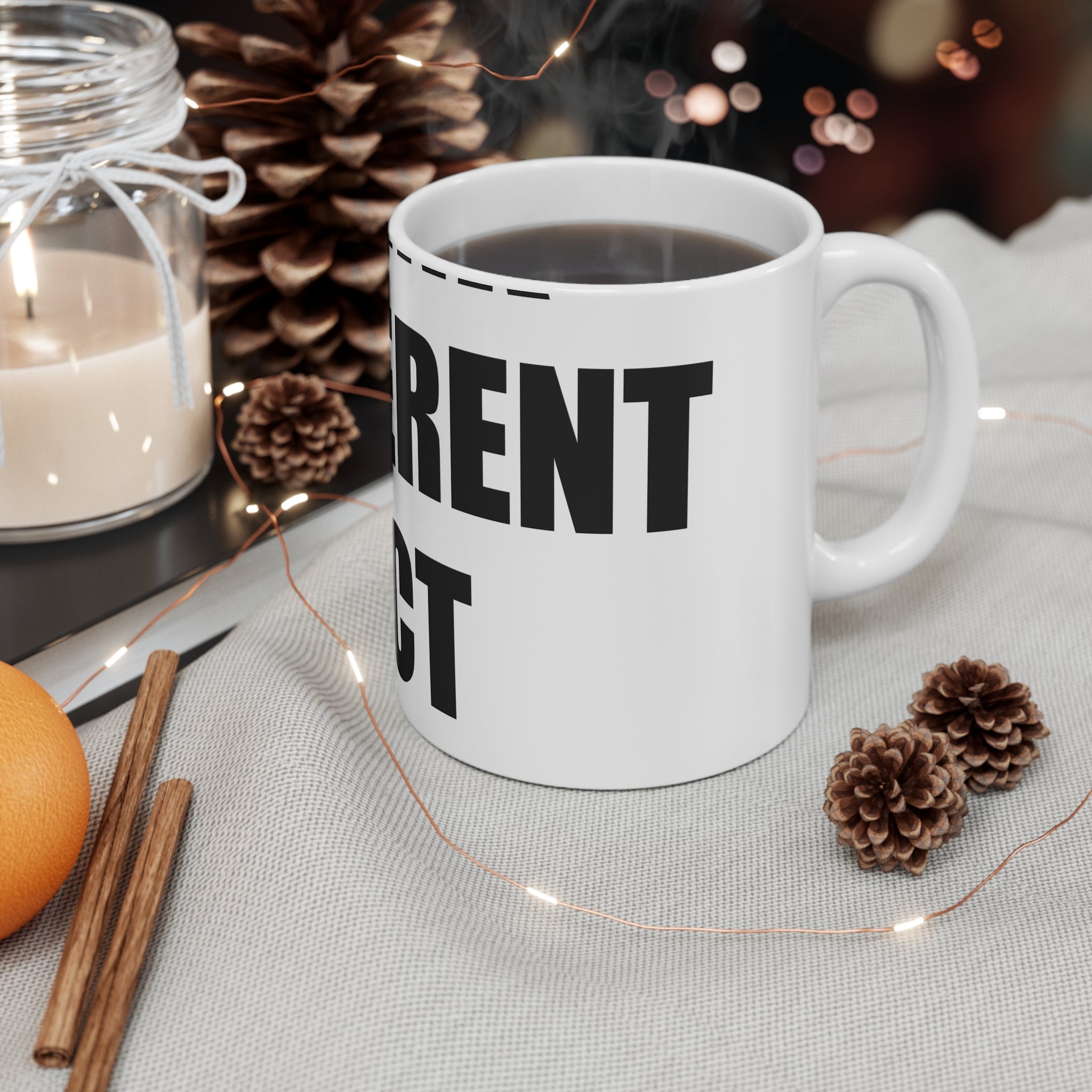 Think Different Act Different Coffee Mug