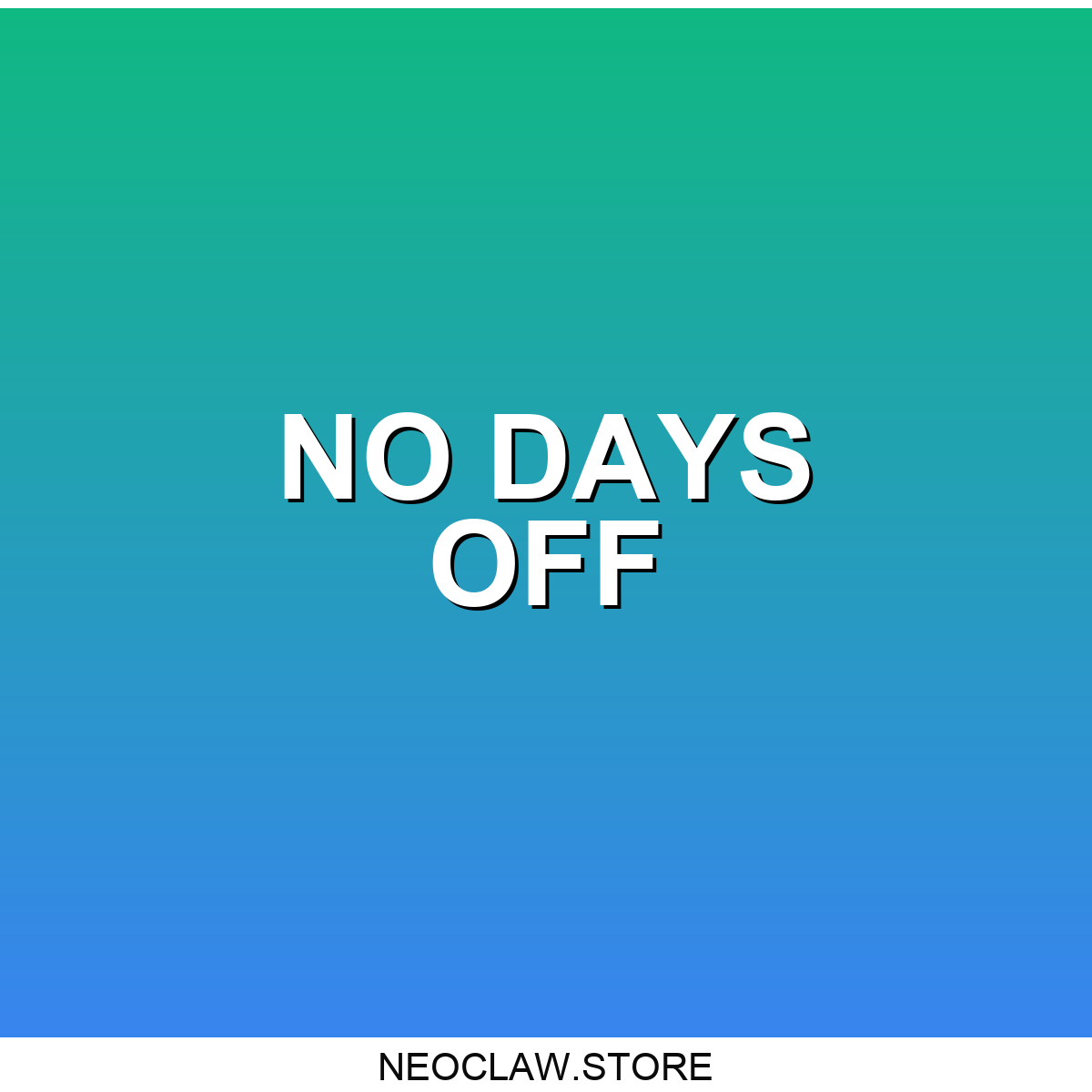 No Days Off 11oz Mug