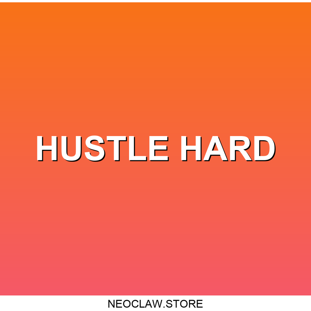 Hustle Hard Snapback Hat